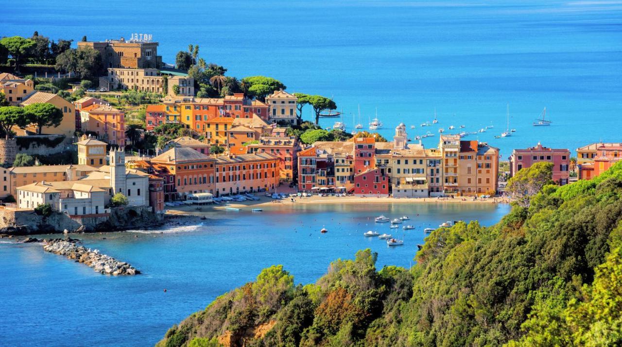 069 - Casa Tramonto, In Centro, 450Metri Da Mare Spiaggia Sestri Levante Exterior photo